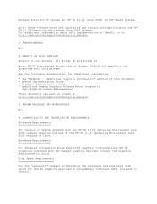 HP Workstation zx6000 HP Release Notes for HP OpenGL for HP-UX 11.X of IPF-Based Systems (IPF version, June 2003)