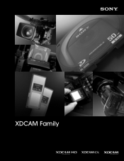 Sony PDW700 Family Brochure (All XDCAM Family)