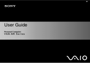 Sony VGN-NR498E User Guide