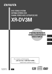 AIWA XR-DV3M Operating Instructions