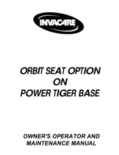 Invacare ORBITS Owners Manual
