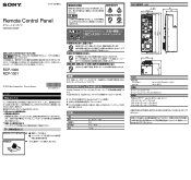 Sony RCP-1000 Operating Instructions