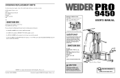 Weider Weevsy3912 Instruction Manual