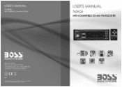 Boss Audio 742RGB User Manual