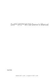 Dell XPS M1730 M1730 XPS M1730 Owners Manual