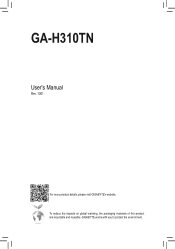 Gigabyte GA-H310TN User Manual