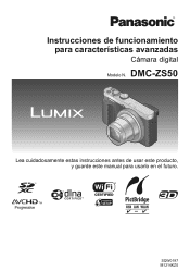 Panasonic DMC-ZS50 Spanish Operating Manual