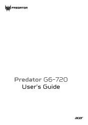 Acer G6 User Manual