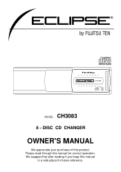 Fujitsu CH3083 Owners Manual