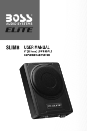 Boss Audio SLIM8 User Manual