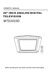 Haier MT2025D User Manual