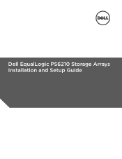 Dell EqualLogic PS6210XV PS6210 Installation and Setup Guide