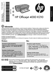 HP Officejet K200 Reference Guide