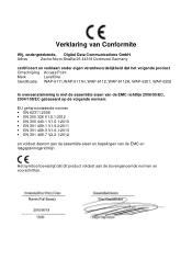 LevelOne WAP-6111 | WAP-6111H EU Declaration of Conformity