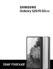 Samsung Galaxy S20 FE 5G UW Verizon User Manual