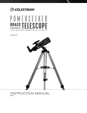 Celestron PowerSeeker 80AZS Telescope PowerSeeker 80AZ