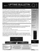 Dell Unity XT 380 EMC Unity-SC-Isilon-ME4 Uptime Bulletin for Q1 2022