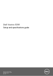 Dell Vostro 5391 Setup and specifications guide