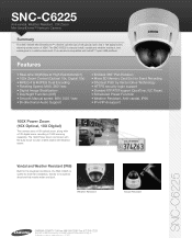 Samsung SNC-C6225 Brochure
