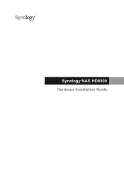 Synology HD6500 Hardware Installation Guide