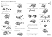 Epson SureColor P5000 Commercial Edition Start Here - Installation Guide