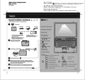 Lenovo ThinkPad Z60t (Hungarian) Setup guide Z60t