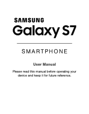 Samsung Galaxy S7 User Manual