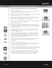 Sony VGC-LT32E Marketing Specifications