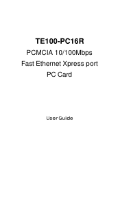 TRENDnet TE100-PC16R Manual