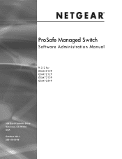 Netgear GSM7212F GSM5212P/GSM7212P/GSM7212F/GSM7224P Administration Manual