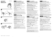 Sony MDR-Q22LP Instruction Manual