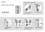 Sony VRD-VC10 Quick Start Guide