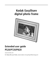 Kodak P720 User Manual