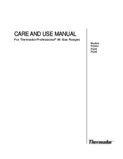 Thermador PRL366EG User Manual