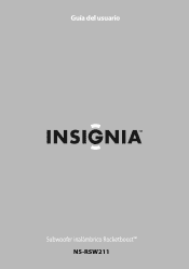 Insignia NSRSW211 User Manual (Spanish)