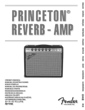 Fender rsquo68 Custom Princeton Reverb ’68 Custom Princeton Reverb Owner s Manual