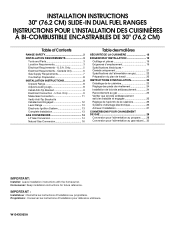 Jenn-Air JDS8850CDS Installation Instruction