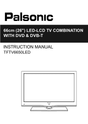 Palsonic TFTV6650LED Owners Manual