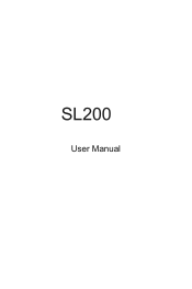 Asus SL200 users manual English