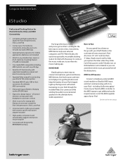 Behringer iSTUDIO iS202 Brochure