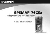 Garmin GPSMAP 76CSx Can. FR Guide de l utilisateur