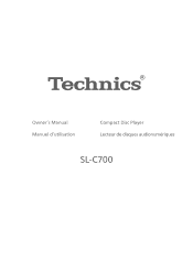 Panasonic SL-C700 Owners Manual