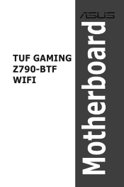 Asus TUF GAMING Z790-BTF WIFI Users Manual English