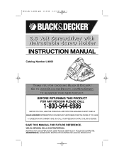Black & Decker LI4000 Type 1 Manual - LI4000