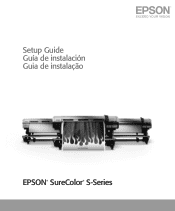 Epson SureColor S70670 Production Edition Setup Guide