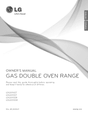 LG LDG3015SW Owner's Manual
