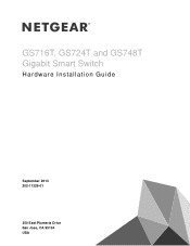 Netgear GS748Tv5 Hardware Installation Guide