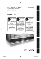Philips DVDR3545V User manual