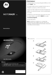 Motorola MOTORAZR V3s Quick Start Guide- Spanish