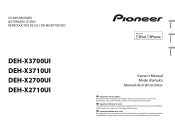 Pioneer DEH-X3700UI Owner's Manual